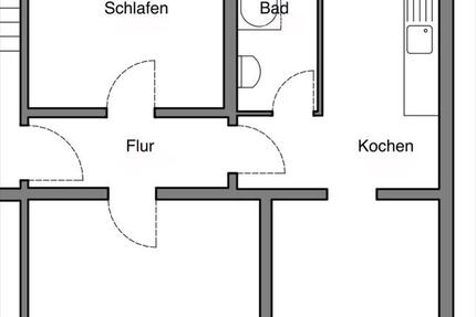 Wohnung Wuppertal Eckbusch - 3 Zimmer, 65 m&sup2;, 520&euro; | Angebot:26627123