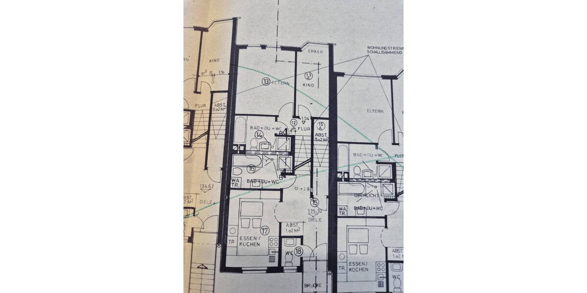 Etagenwohnung Essen Kupferdreh - 5 Zimmer, 150 m&sup2;, 468.000&euro; | Angebot:26122741