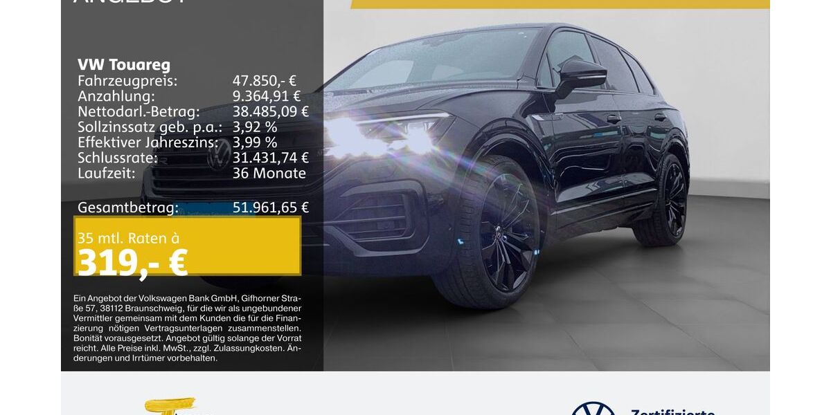 VW Touareg 70.315 km 47.350 &euro; Herne 44653