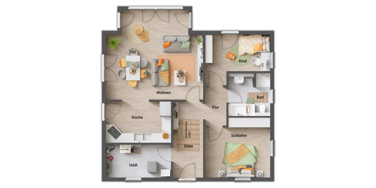 Mehrfamilienhaus, Wohnhaus Hagen Emst - 3 Zimmer, 92 m&sup2;, 227.950&euro; | Angebot:25836137