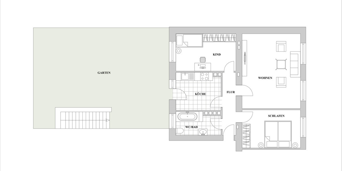Etagenwohnung Düsseldorf Derendorf - 3 Zimmer, 90 m&sup2;, 499.000&euro; | Angebot:25683352