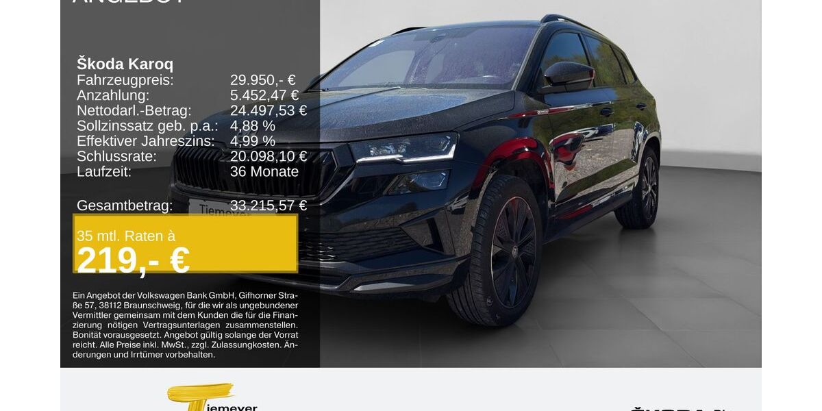 Skoda Karoq 72.590 km 29.950 &euro; Remscheid 42857