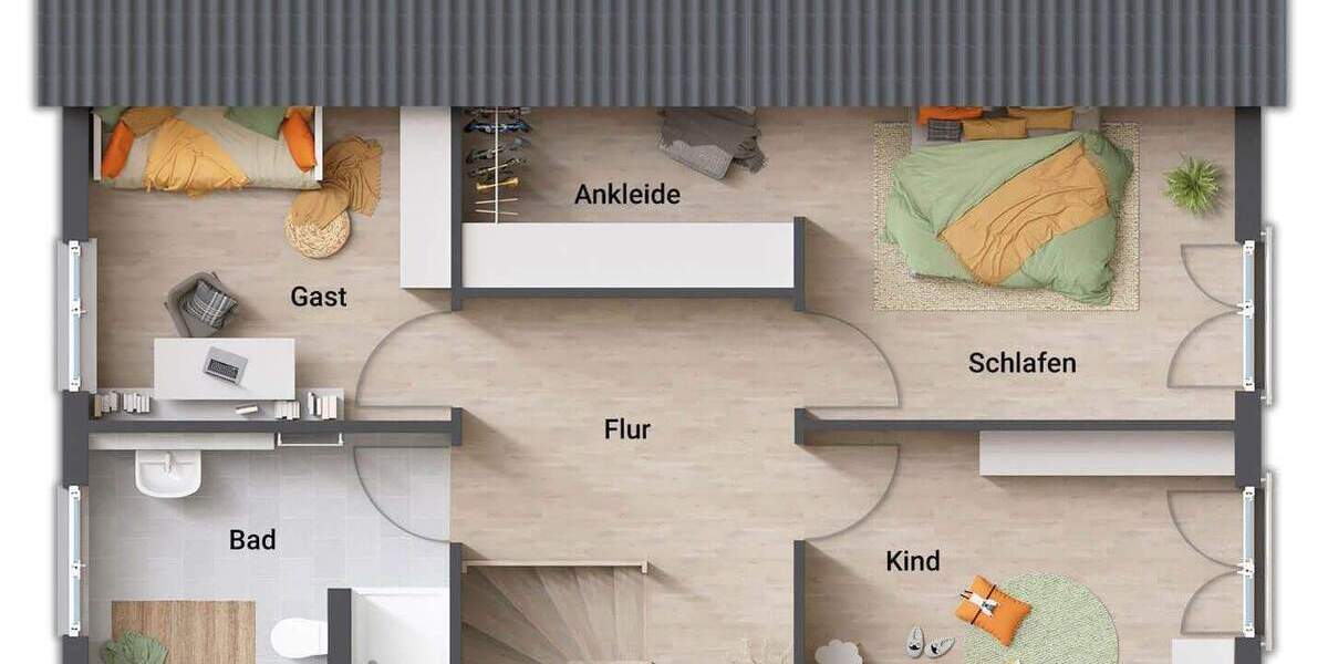 Einfamilienhaus Hagen Eilpe - 5 Zimmer, 130 m&sup2;, 301.610&euro; | Angebot:25681284