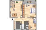 Etagenwohnung Velbert Velbert-Mitte - 3 Zimmer, 72 m&sup2;, 579&euro; | Angebot:26184248