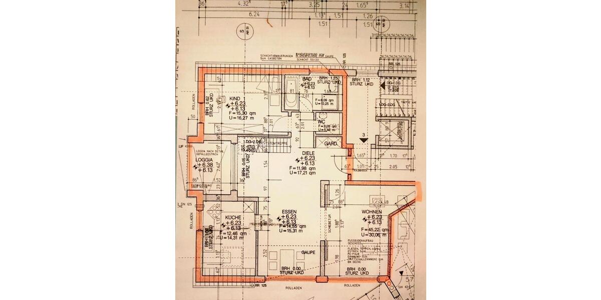 Maisonettenwohnung Düsseldorf Stadtbezirk 7 - 4 Zimmer, 124 m&sup2;, 1.950&euro; | Angebot:26633214
