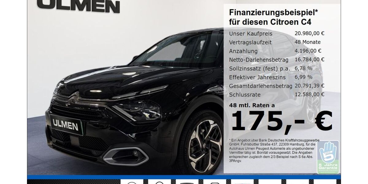 Citroen C4 7.599 km 20.980 &euro; Düsseldorf 40233