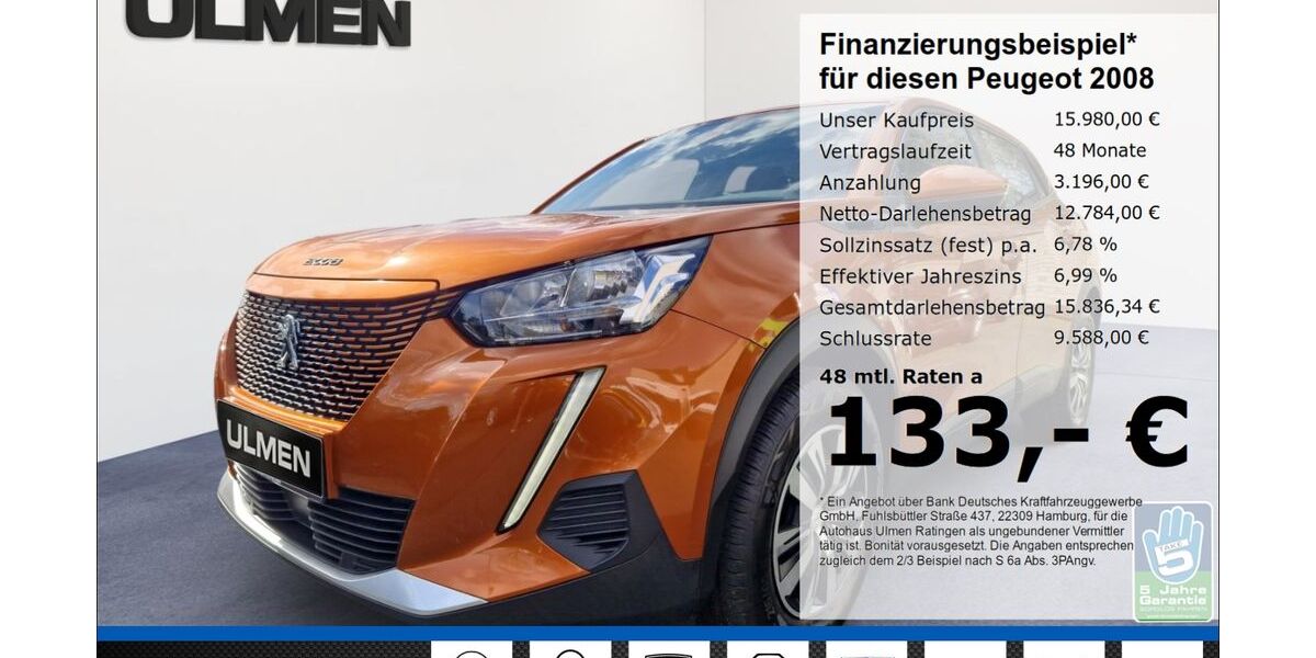 Peugeot 2008 54.684 km 15.980 &euro; Ratingen 40880