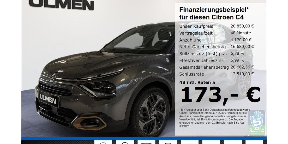 Citroen C4 20.956 km 19.450 &euro; Düsseldorf 40233