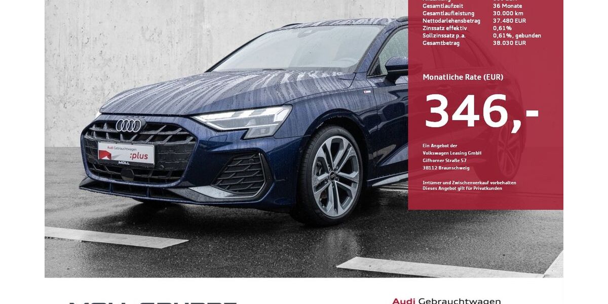 Audi A3 3.120 km 37.480 &euro; Düsseldorf 40549