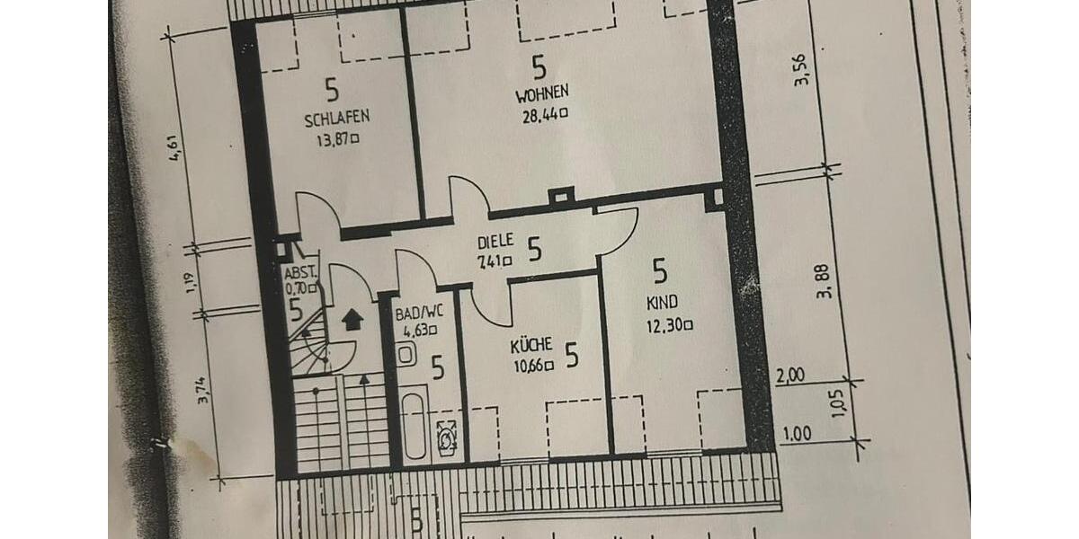 Maisonettenwohnung Wuppertal Elberfeld - 3 Zimmer, 75 m&sup2;, 210.000&euro; | Angebot:27024041
