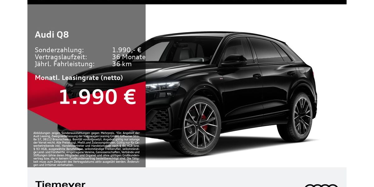 Audi Q8 4.999 km 99.980 &euro; Bochum 44892
