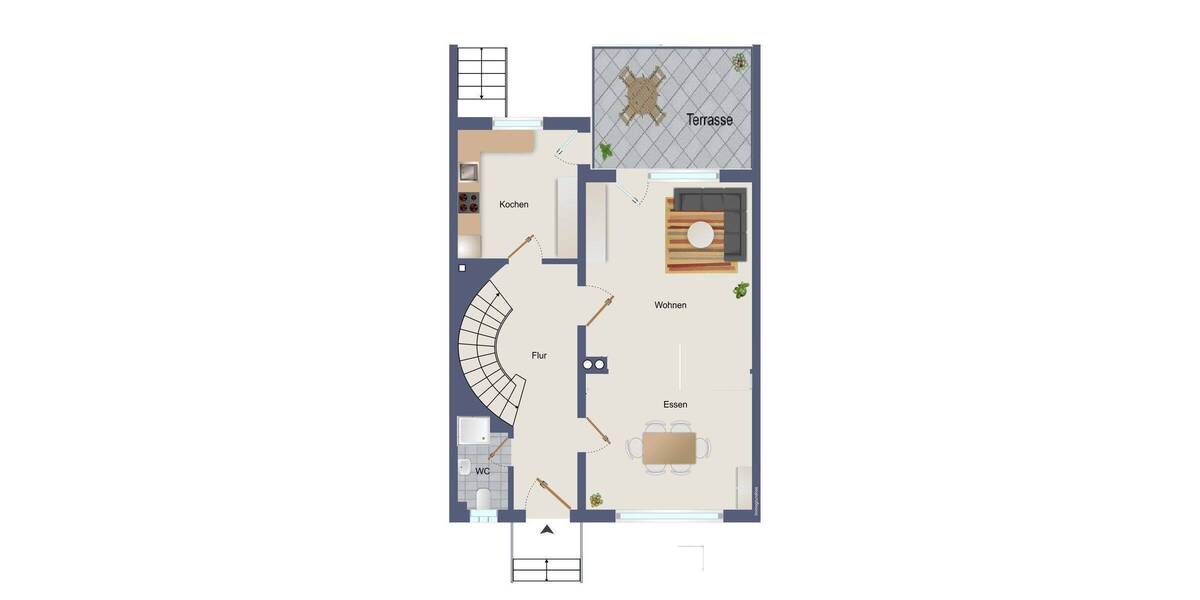 Reihenendhaus Hückeswagen Wiehagen - 4 Zimmer, 90 m&sup2;, 265.000&euro; | Angebot:26389059