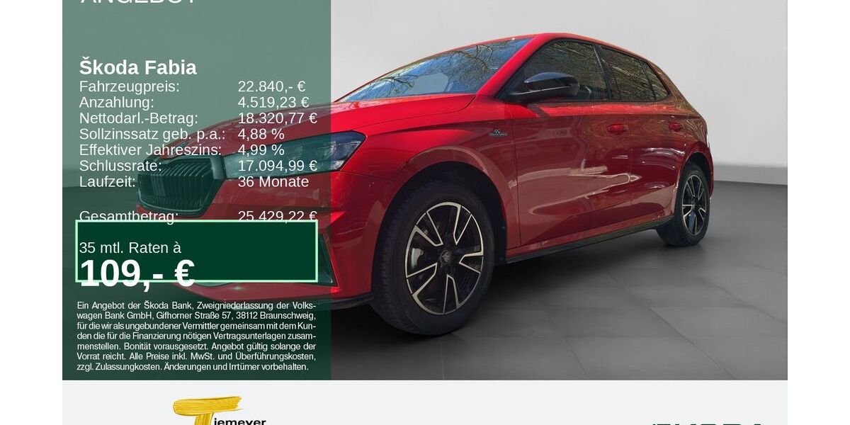 Skoda Fabia 18.128 km 22.520 &euro; Remscheid 42857