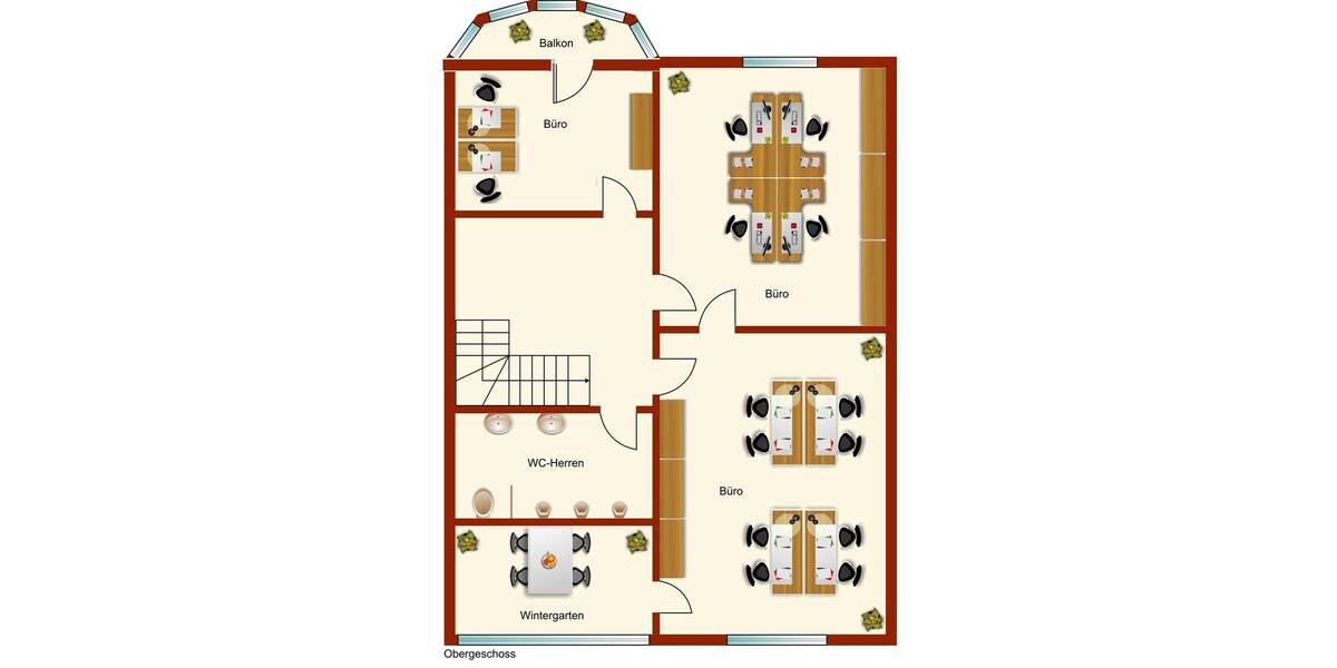 Repräsentative Büroräume in stilvoller Stadtvilla! - Gewerbeobjekt Wülfrath Nord | Angebot:24152741