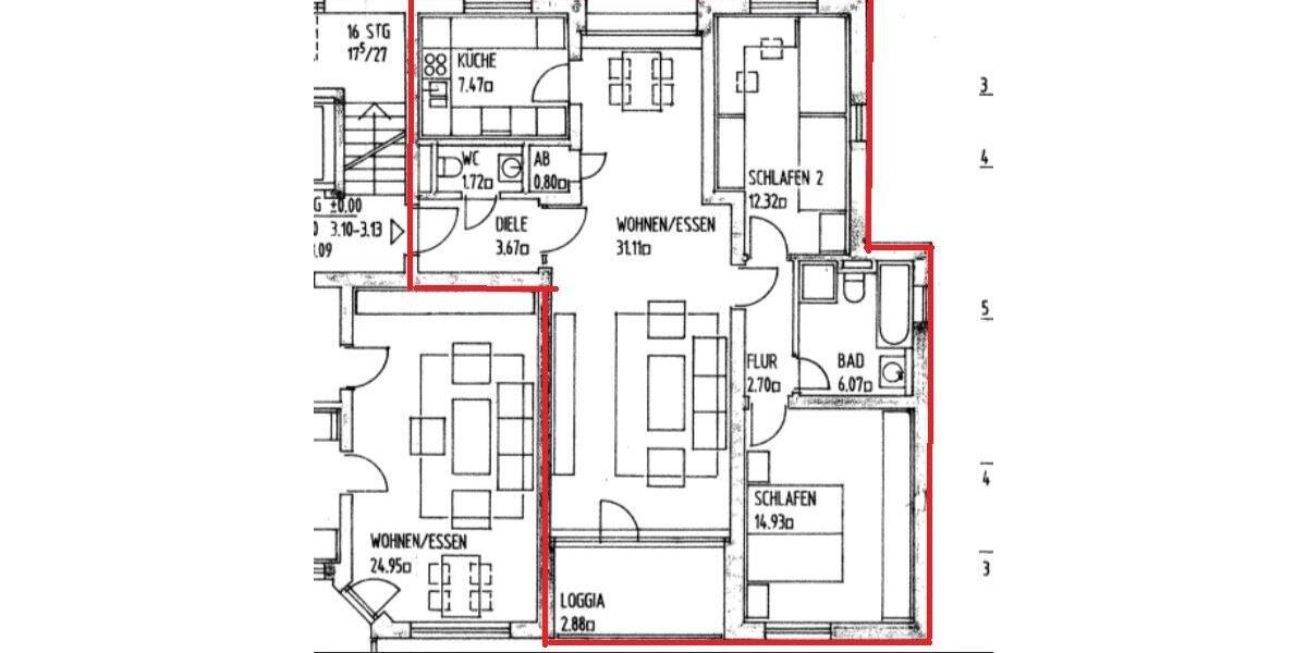 Etagenwohnung Herdecke - 3 Zimmer, 82 m&sup2;, 785&euro; | Angebot:26613607