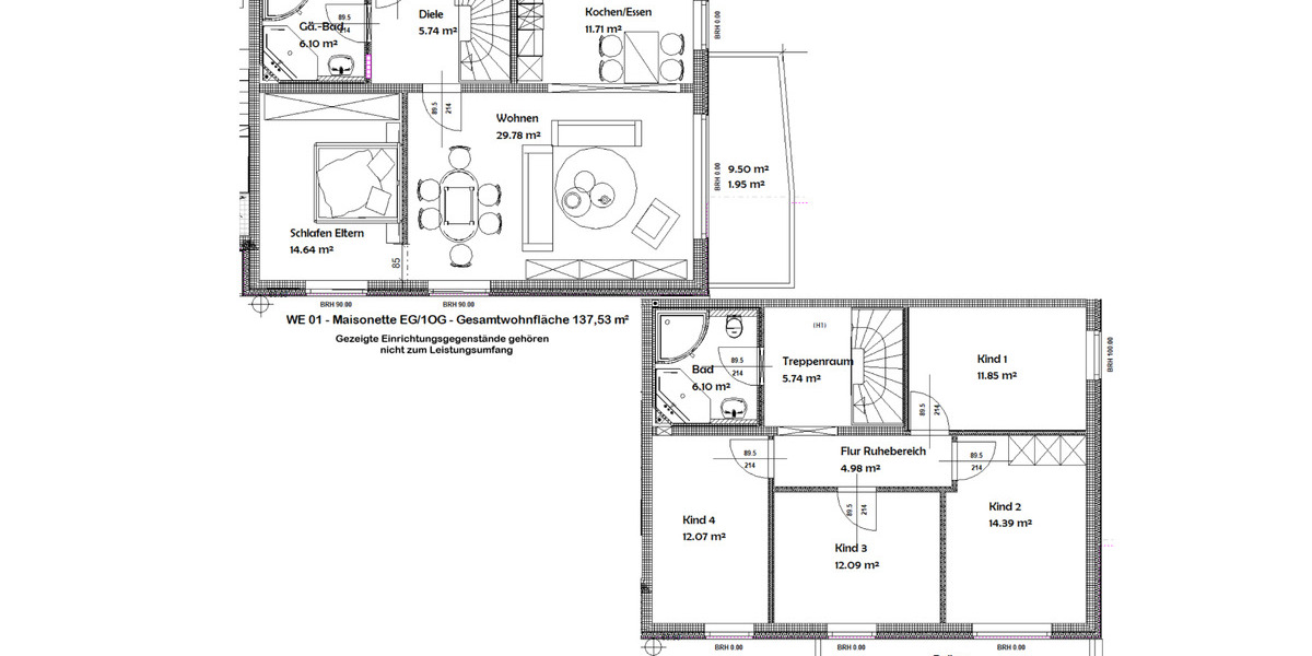 Etagenwohnung Wuppertal Gemarkung Barmen - 3 Zimmer, 74 m&sup2;, 550&euro; | Angebot:20385278