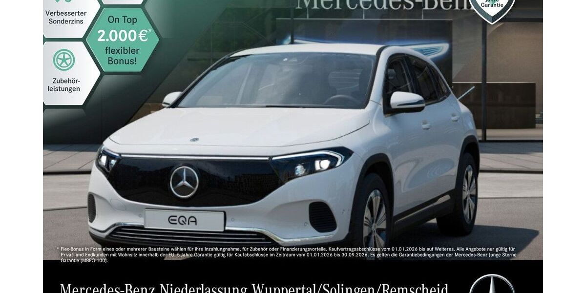 Mercedes-Benz EQA 3.593 km 38.490 &euro; Wuppertal 42115