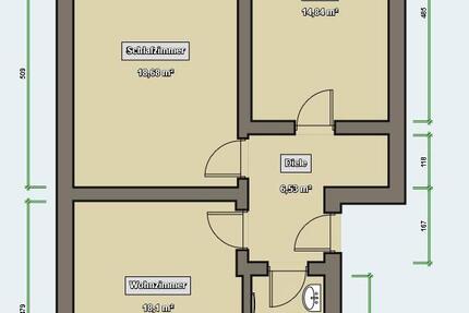 Wohnung Gelsenkirchen Gelsenkirchen-Mitte - 2.5 Zimmer, 64 m&sup2;, 450&euro; | Angebot:26034961