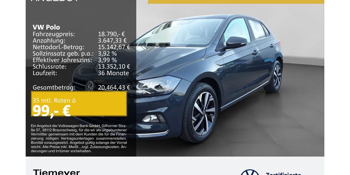 VW Polo 61.117 km 18.790 &euro; Bochum 44892