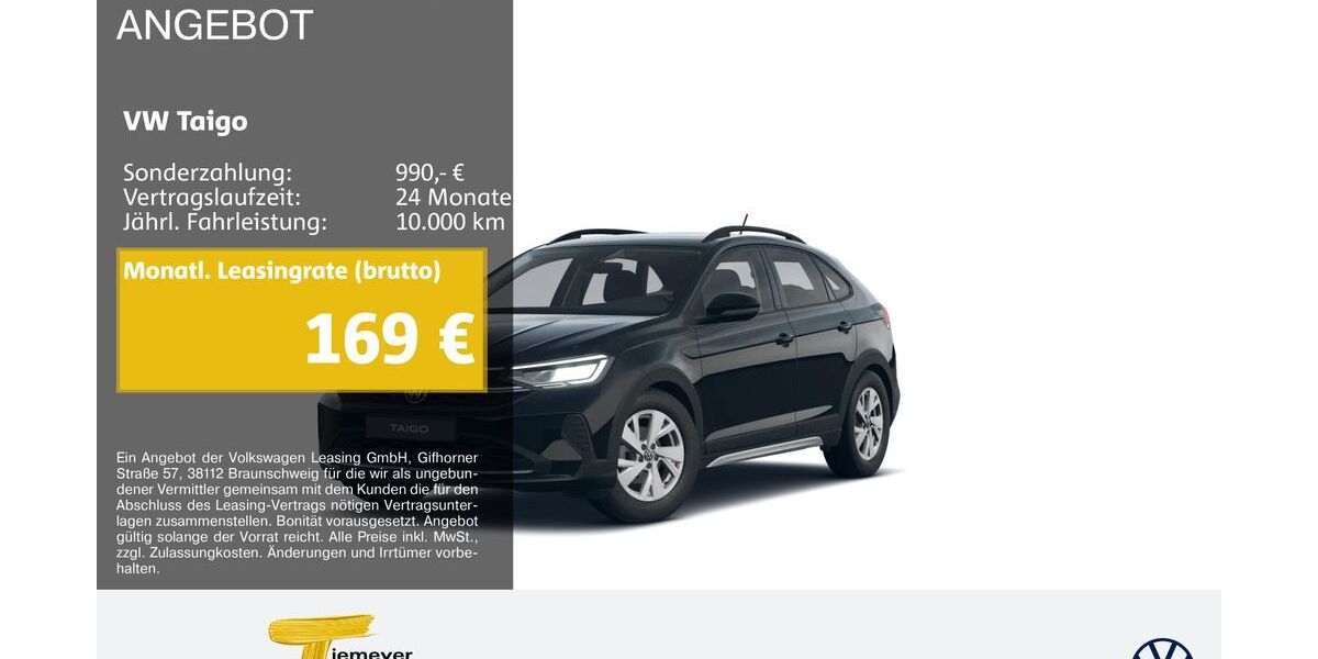 VW Taigo 6.780 km 23.570 &euro; Bochum 44892