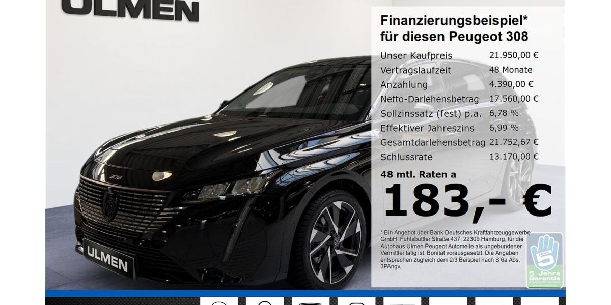 Peugeot 308 19.225 km 21.950 &euro; Düsseldorf 40233