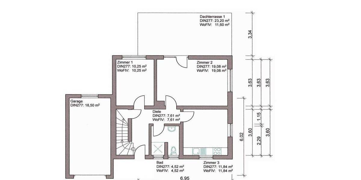 Einfamilienhaus Wuppertal Elberfeld - 6 Zimmer, 153 m&sup2;, 325.000&euro; | Angebot:26117442