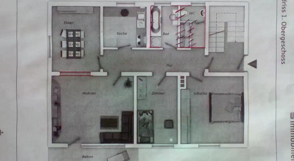 Etagenwohnung Sprockhövel - 4 Zimmer, 98 m&sup2;, 870&euro; | Angebot:25988593