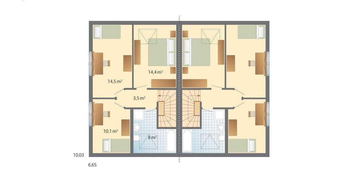 Doppelhaushälfte Düsseldorf Vennhausen - 4 Zimmer, 130 m&sup2;, 699.000&euro; | Angebot:25684665