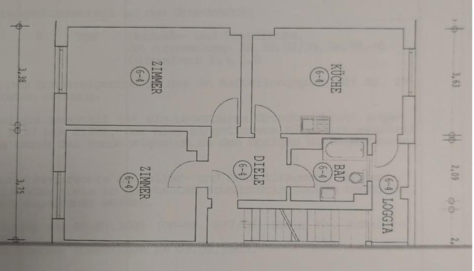 Etagenwohnung Hattingen Blankenstein - 2.5 Zimmer, 65 m&sup2;, 176.000&euro; | Angebot:26580645