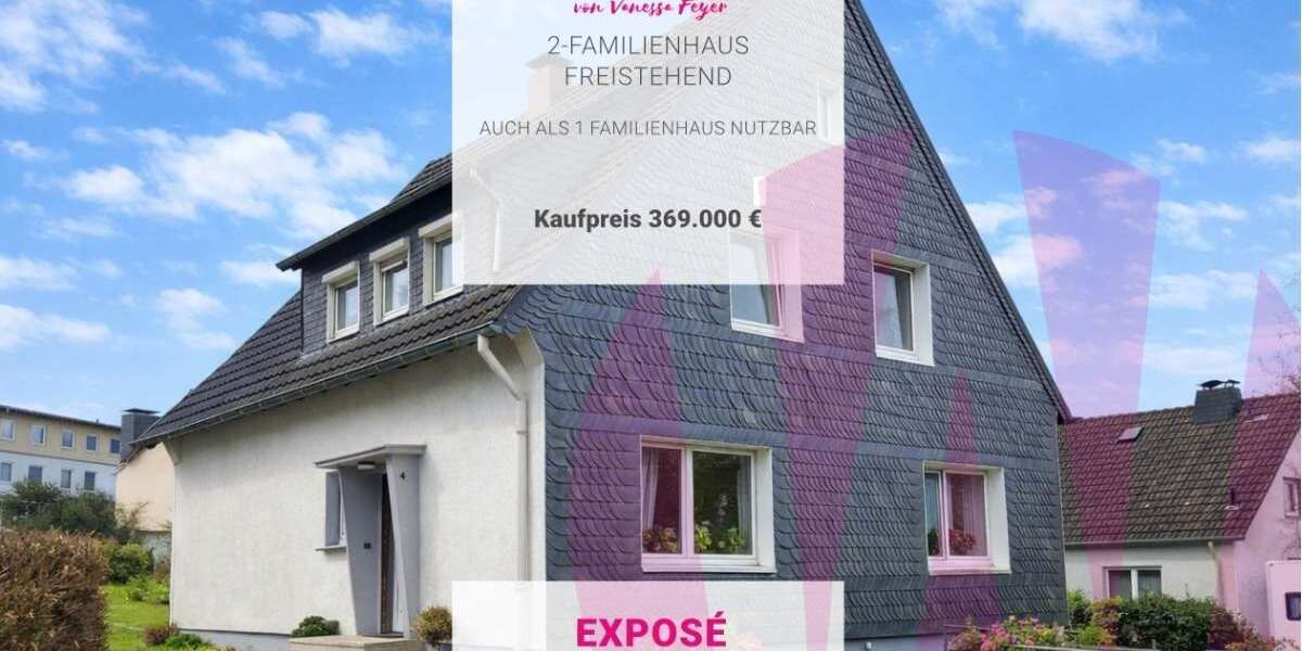 Einfamilienhaus Remscheid Gemarkung Bergisch Born - 6 Zimmer, 128 m&sup2;, 369.000&euro; | Angebot:26060111