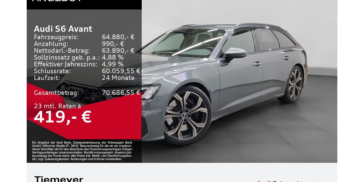 Audi S6 14.345 km 55.980 &euro; Bochum 44809