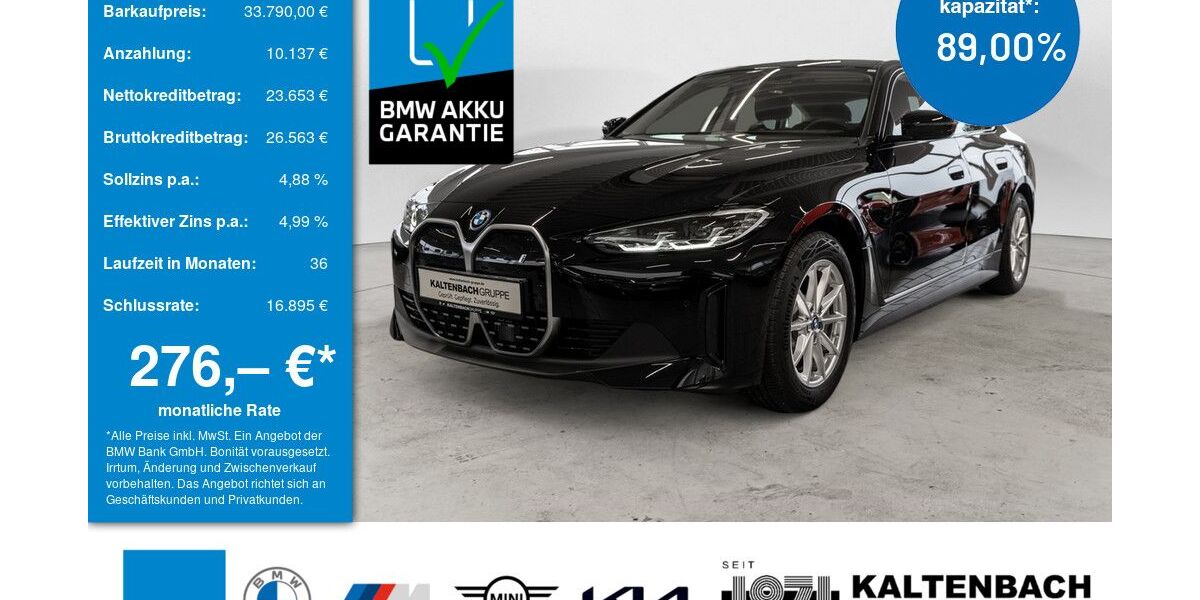 BMW i4 15.519 km 33.290 &euro; Remscheid 42897