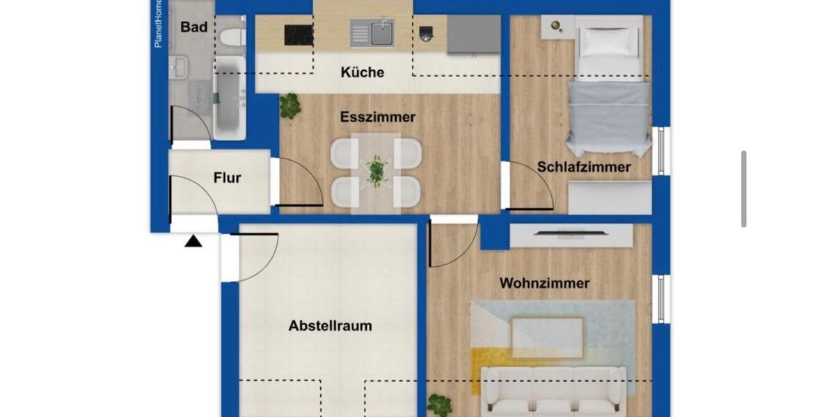 Dachgeschoßwohnung Herne Wanne - 2.5 Zimmer, 47 m&sup2;, 490&euro; | Angebot:26492782