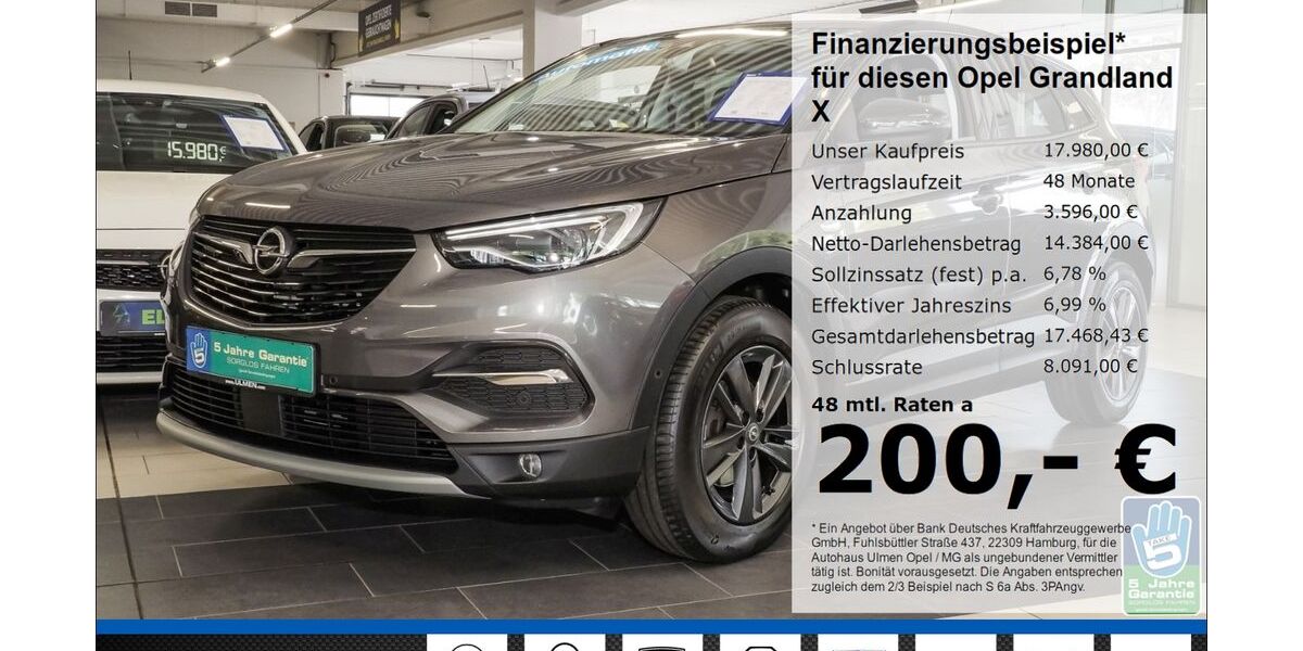 Opel Grandland (X) 92.035 km 16.666 &euro; Düsseldorf 40231