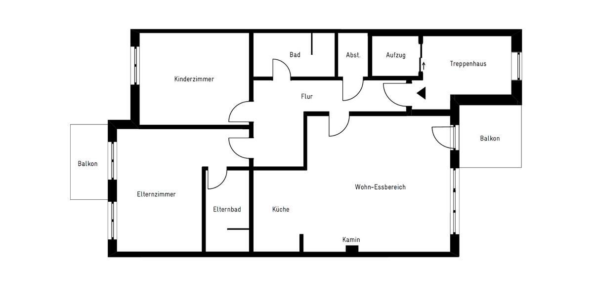 Etagenwohnung Hilden Forstbach - 3 Zimmer, 110 m&sup2;, 1.840&euro; | Angebot:26517478