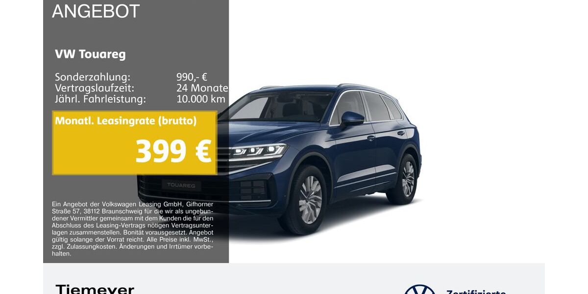 VW Touareg 22.678 km 54.400 &euro; Bochum 44892