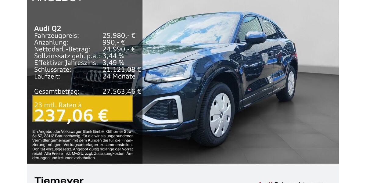 Audi Q2 10.289 km 23.160 &euro; Remscheid 42897